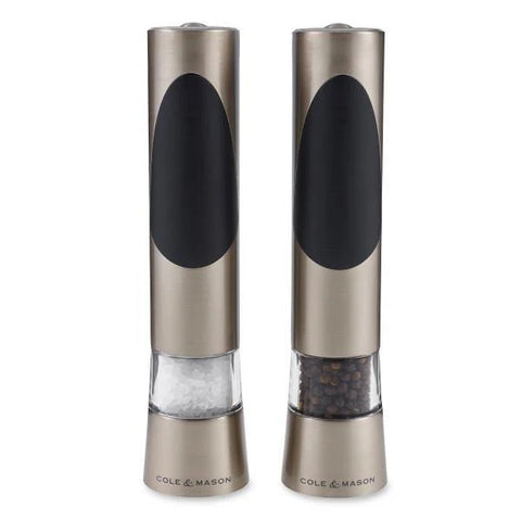 Richmond Electronic Salt & Pepper Mill Gift Set (Cole & Mason)