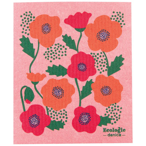 Poppy Swedish Dishcloth (Danica)