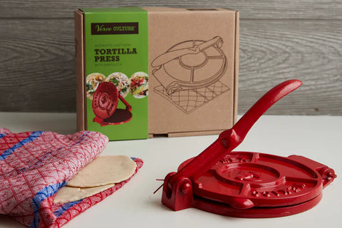 Cast Iron Tortilla Press Kit (Verve Culture)