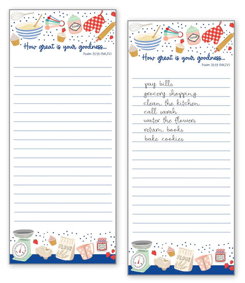 How Great is Your Goodness Note Pad (Gina B Designs)