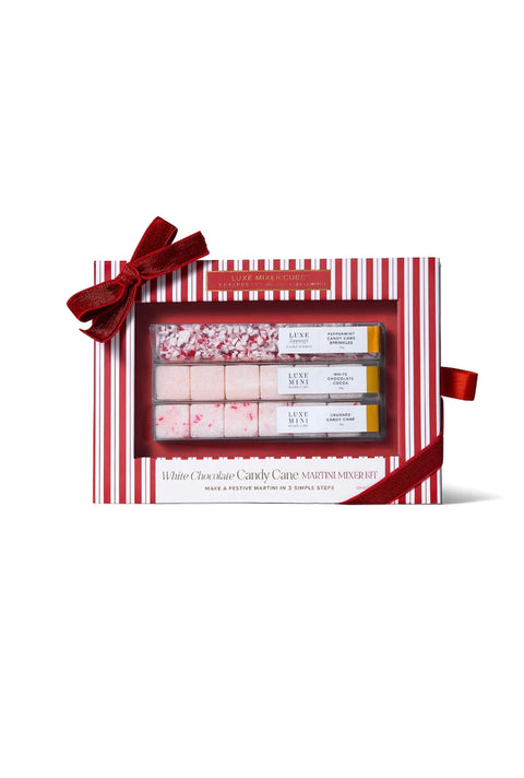 White Chocolate Candy Cane Martini Mixer Kit (Luxe Mixer Cube)