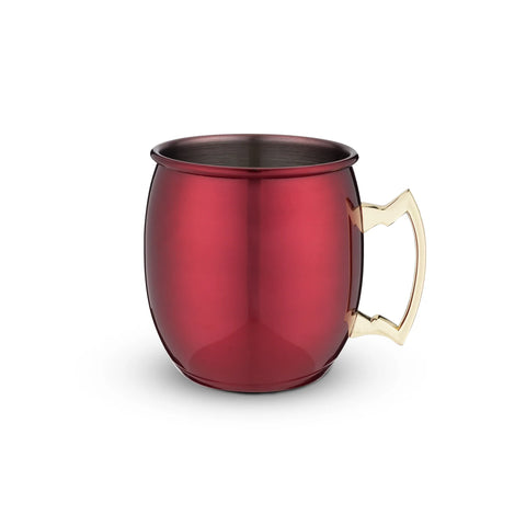Red & Gold-Plated Moscow Mule Mug (Twine)