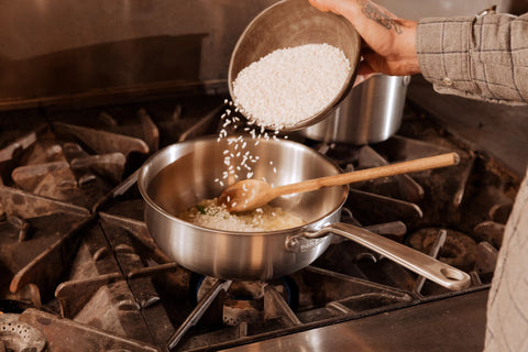 3.5 Qt Stainless Clad Saucier W/Lid (Made In)