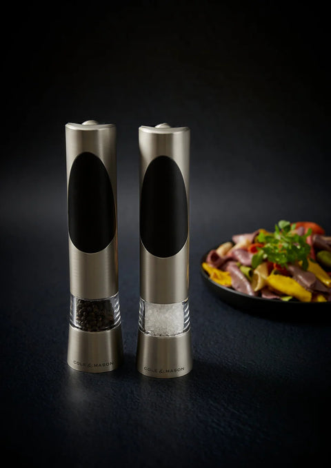 Richmond Electronic Salt & Pepper Mill Gift Set (Cole & Mason)