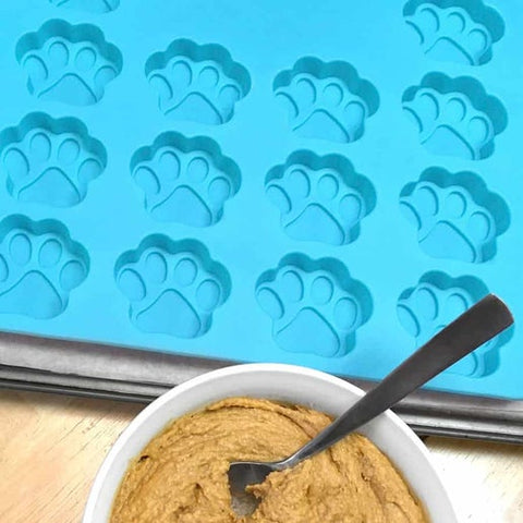 Paw Print Pet Treat Silicone Mold (More Than Baking)
