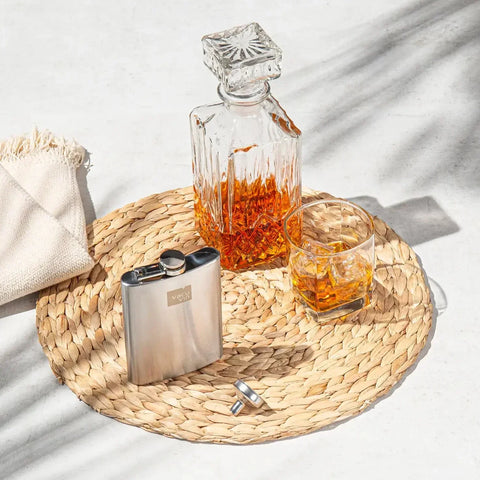 Stainless Steel Hip Flask (Vacu Vin)