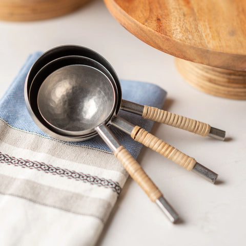 Catalina Cane Wrapped Measuring Cups (Karma)