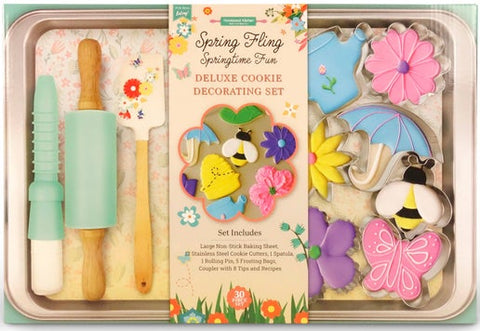 Spring Fling Springtime Fun Deluxe Cookie Decorating Set (Handstand Kitchen)