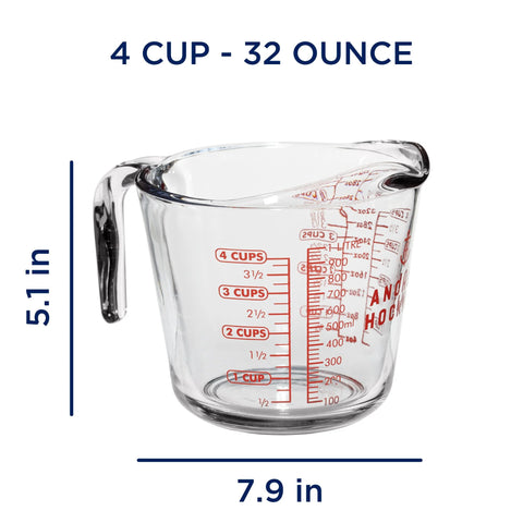 Glass Measuring Cup 4 Cup (Anchor Hocking)