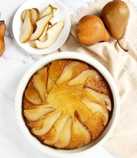 Round Cake Pan 9” Ceramic Nonstick Vanilla (Kitchen Gear)