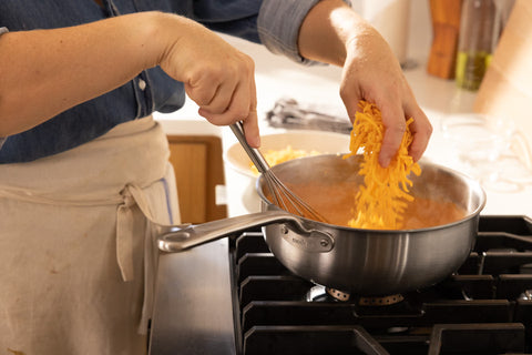 3.5 Qt Stainless Clad Saucier W/Lid (Made In)