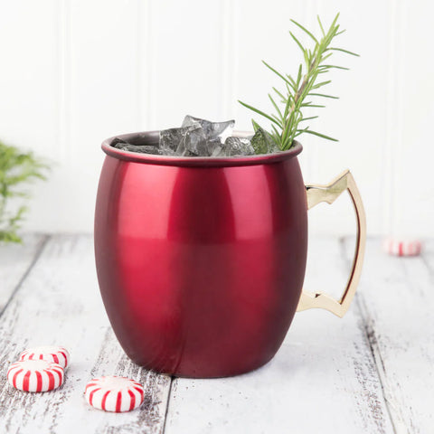 Red & Gold-Plated Moscow Mule Mug (Twine)