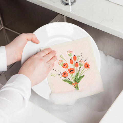 Bouquet Swedish Sponge Cloth (Danica)