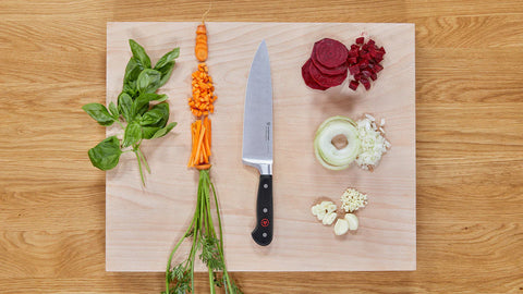 Classic 8” Wide Chefs Knife Black (Wusthof)
