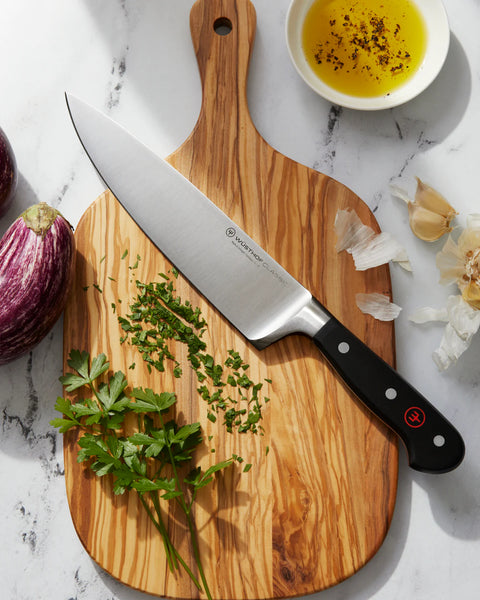 Classic 8” Wide Chefs Knife Black (Wusthof)