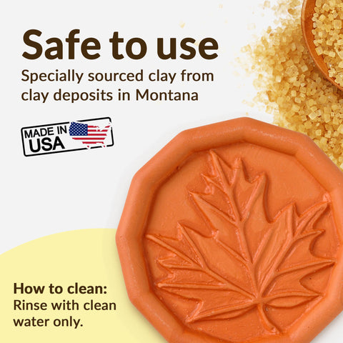 Brown Sugar Saver - Maple Leaf Design (JBK Pottery)