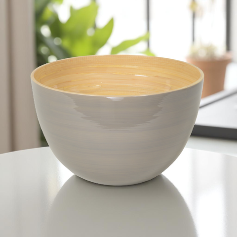 Bamboo Mixing Bowl: White (Albert L. Punkt Inc.)