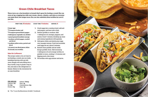 I Love My Blackstone Griddle (Cookbook)