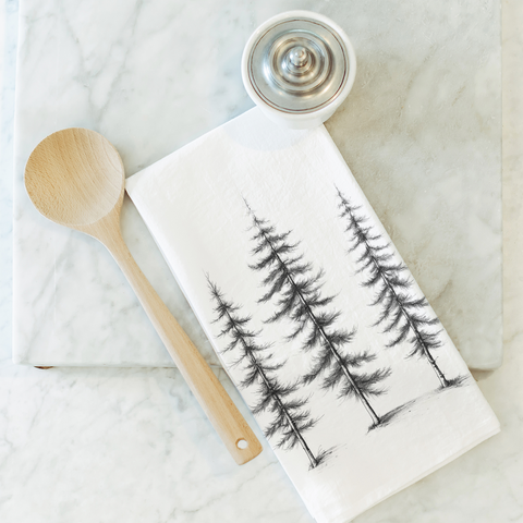 Tree Trio Tea Towel (Porter Lane Homes)