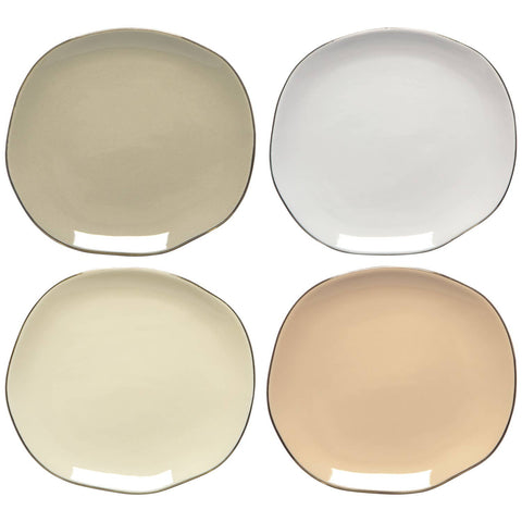 Flight Pebble Appetizer Plates Set of 4 (Danica)