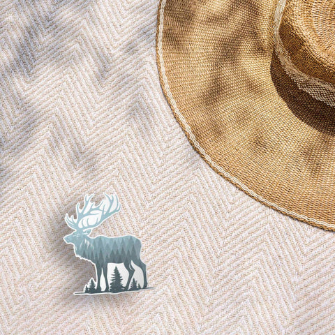 Mountain Forest Bull Elk Sticker (Sentinel Supply)