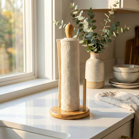 Bamboo Paper Towel Holder (Bamboo Switch)