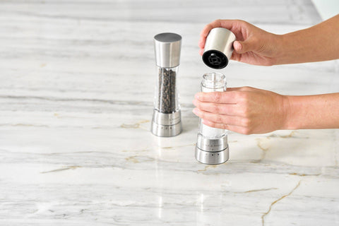 Derwent Salt & Pepper Mill Set, Stainless Steel (Cole & Mason)