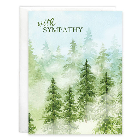 Sympathy Greeting Card - Forest (Gina B Designs)