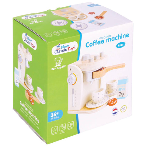 Wooden Coffee Machine Set (New Classic Toys)