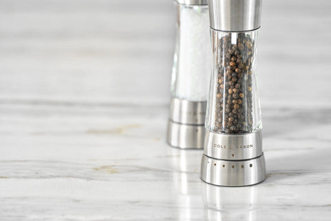 Derwent Salt & Pepper Mill Set, Stainless Steel (Cole & Mason)