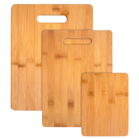 3-Piece Bamboo Cutting Board Set (Totally Bamboo)