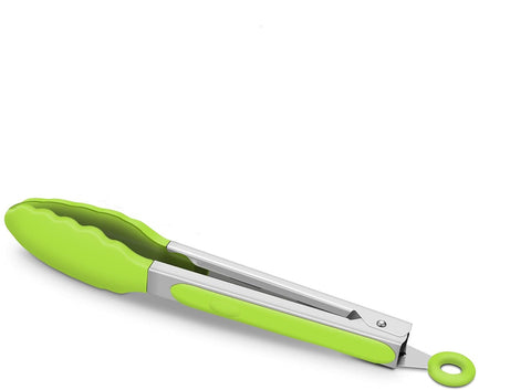 Mini Locking Tongs Lime (Core Kitchen)