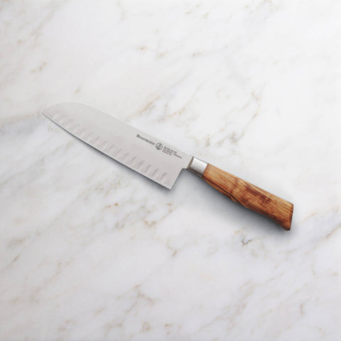 Oliva Elite Kullenschliff Santoku Knife - 7" (Messermeister)