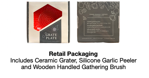 White Ceramic Grater Set (The Grate Plate)