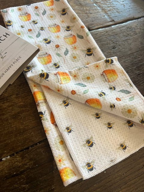 Bees & Honey Tea Towel (ROOM and PORCH)