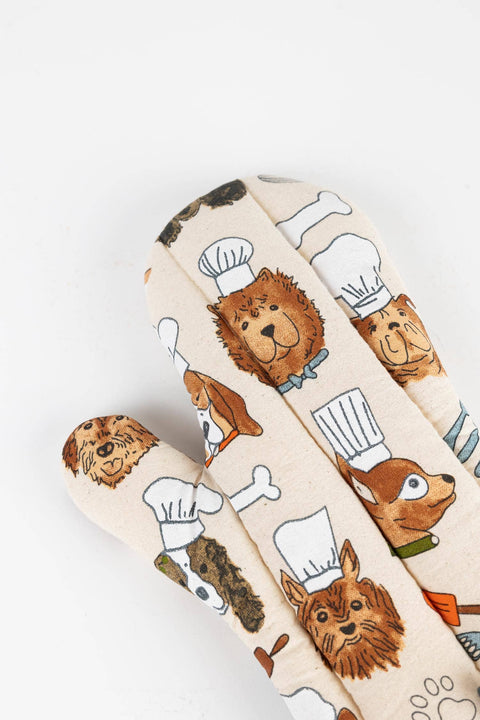 Dog Chefs Oven Mitt (Ten Thousand Villages)