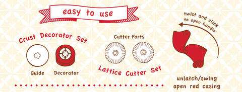 Pastry Wheels Decorator & Cutter Set (Talisman)