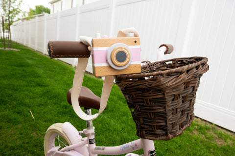 Vintage Camera Music Box - Pink (Jack Rabbit Creations)