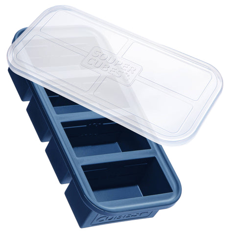 1-Cup Silicone Freezing Tray: Blueberry (Souper Cubes)