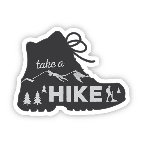 Take a Hike Boot Sticker (Big Moods)