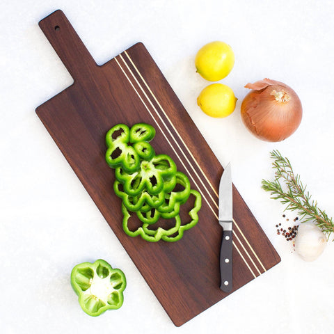 Acacia Wood Charcuterie Paddle Board (Totally Bamboo)