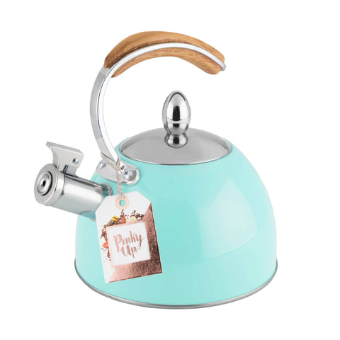 Presley Classic Whistling Tea Kettle - 70oz - Light Blue (Pinky Up)