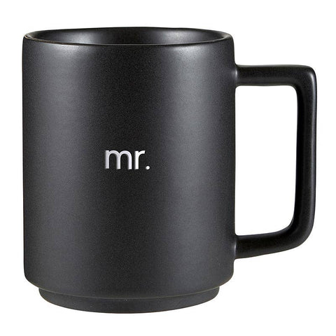 Matte Stackable Mug Set - Mr. & Mrs. (Santa Barbara)
