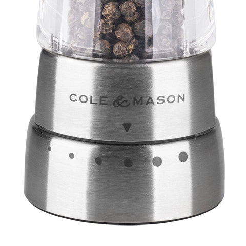 Derwent Salt & Pepper Mill Set, Stainless Steel (Cole & Mason)