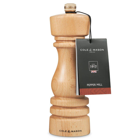 London Natural Beech Pepper Mill (Cole & Mason)
