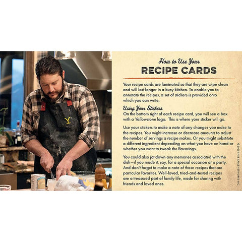 Yellowstone: The Official Dutton Ranch Recipe Box (Insight Editions)