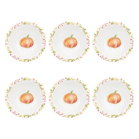 6-Piece Pumpkin 3 3/8" Mini Bowl (Supreme Housewares)