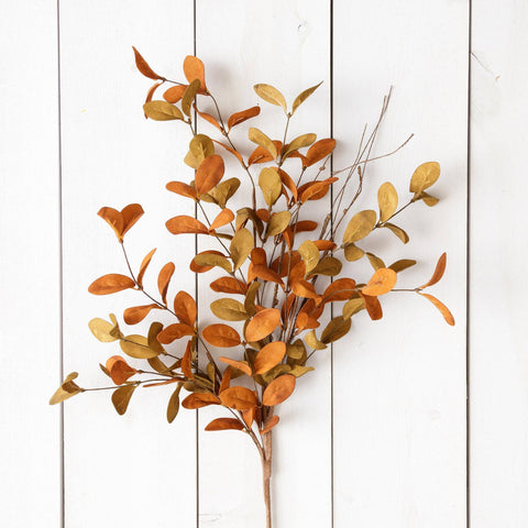 Rust And Tan Fall Leaves With Twigs (Audrey's)