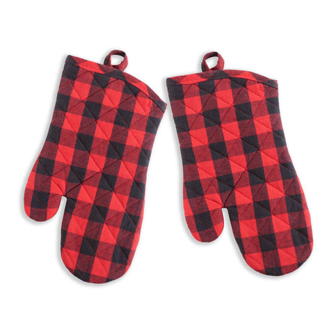Lodge Plaid Oven Mitts (KAF Home)