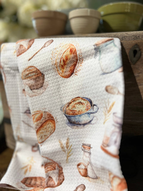 Sourdough White - Microfiber Tea Towel (ROOM and PORCH)